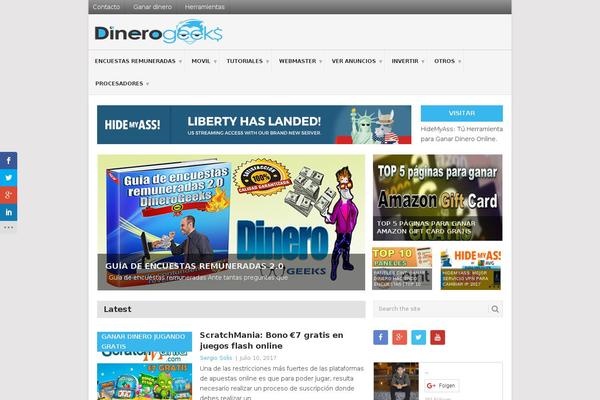 Orbital theme site design template sample