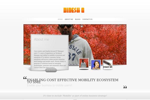 SimplePress theme site design template sample