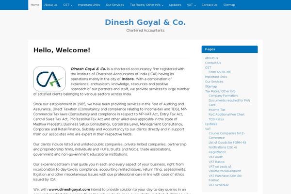 Site using Avadanta-companion plugin