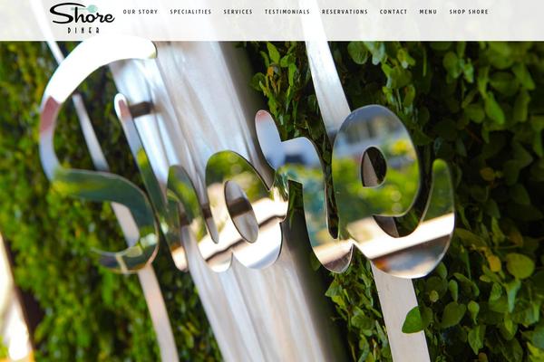 Shore theme site design template sample