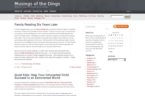 Carrington Blog theme site design template sample