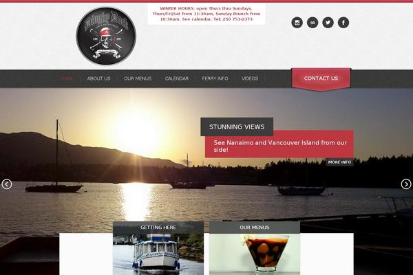 Bistro-responsive_foodie_app-theme theme site design template sample