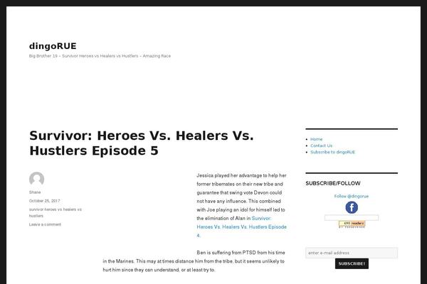 dingorue.com site used Leia-en