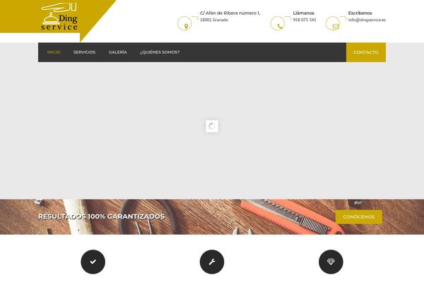 Constructo theme site design template sample