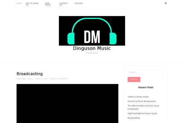 dingusonmusic.com site used Azalea