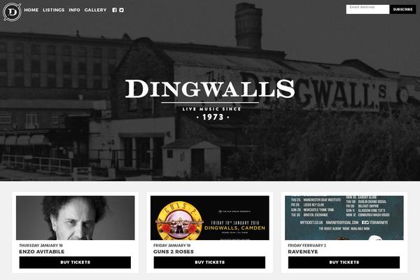 Winston theme site design template sample