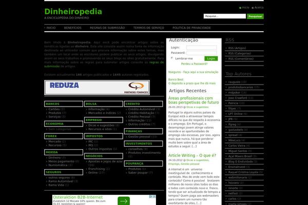 dinheiropedia.com site used Article Directory