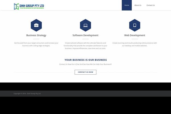 Advertica theme site design template sample