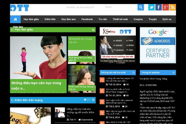 Metro theme site design template sample