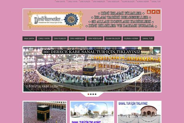 Parabola theme site design template sample