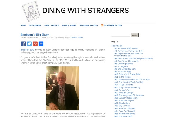 diningwithstrangers.com site used Plainscape