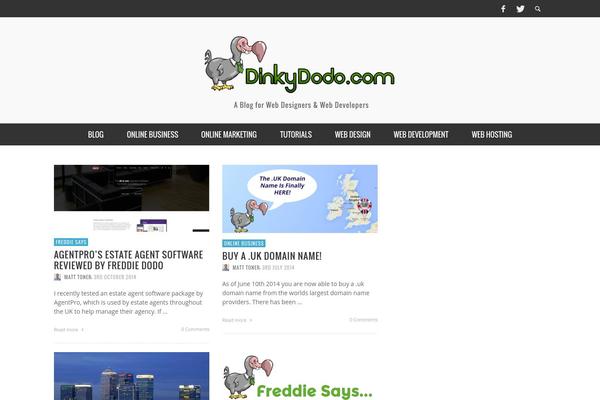PRESSO theme site design template sample