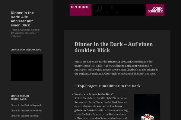 Twenty Fifteen theme site design template sample