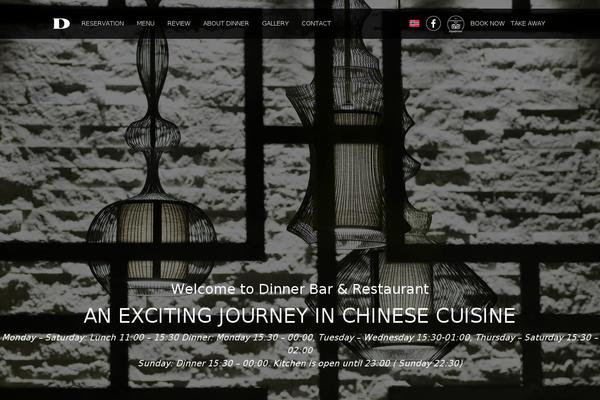 dinner theme websites examples