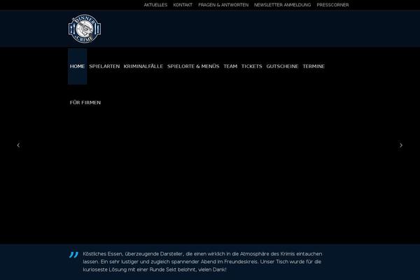 dinnerandcrime.com site used Goodday-child