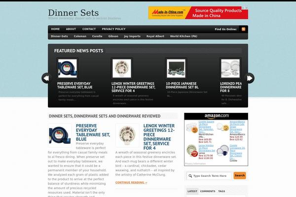 Bold News theme site design template sample