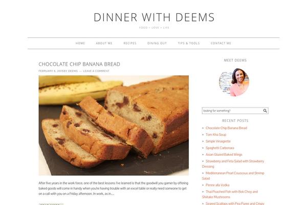 Foodie theme site design template sample