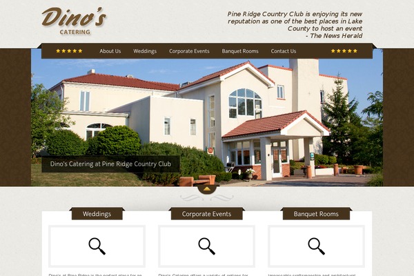 The Restaurant theme site design template sample