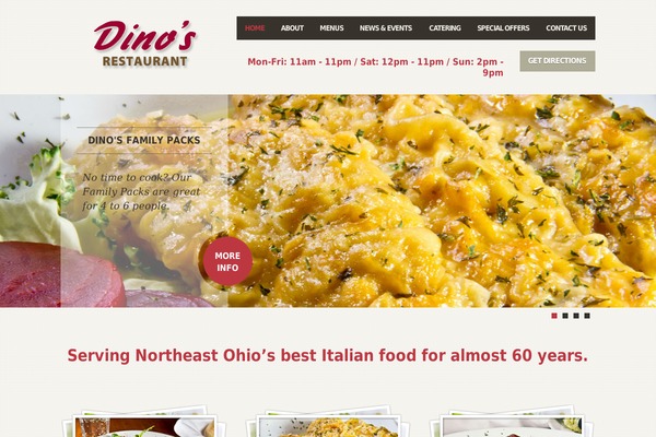 Feast theme site design template sample