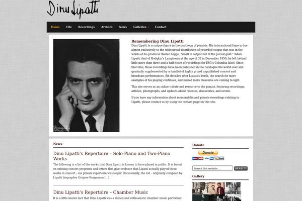 Amped Child theme site design template sample