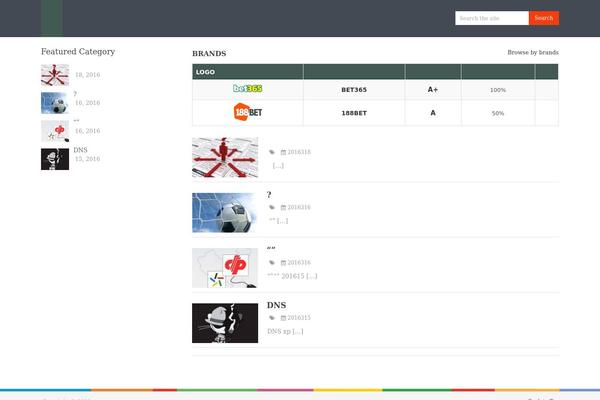 Misty Lake theme site design template sample