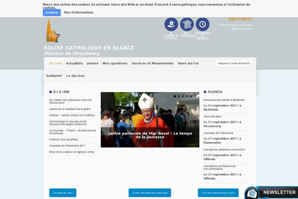 Site using Responsive Cookie Banner plugin
