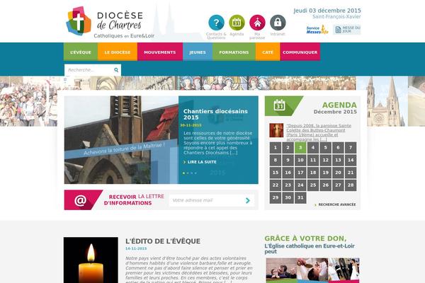 diocese-chartres.com site used Cvmh