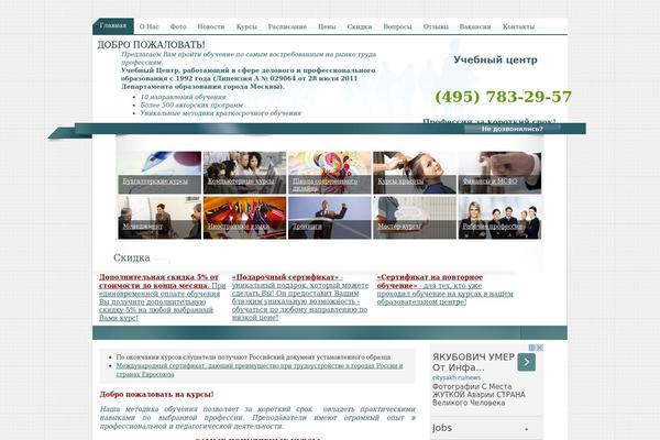 New theme site design template sample