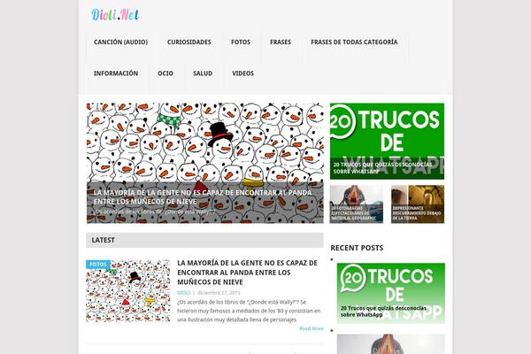 Focus theme site design template sample