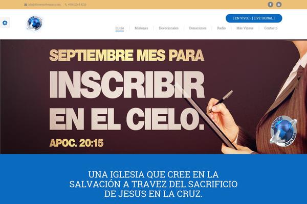 Spiritual theme site design template sample
