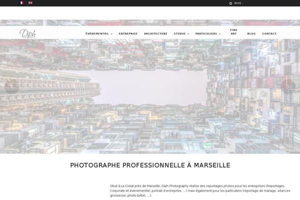 Photography theme site design template sample
