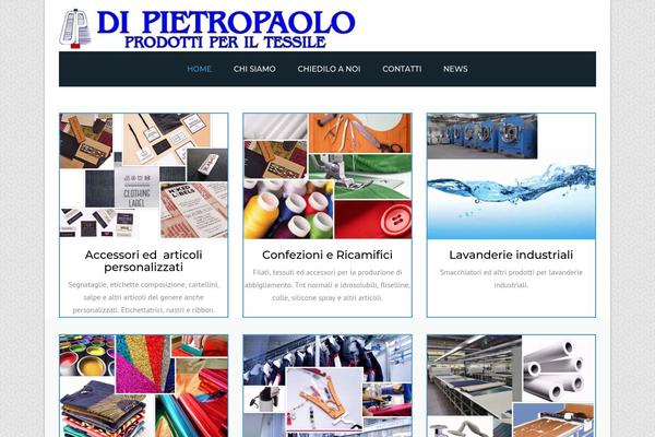 Industrial theme site design template sample