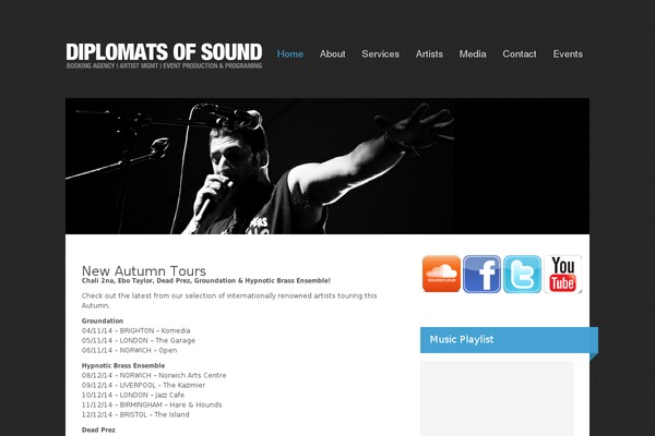 diplomatsofsound.org site used Diplomats