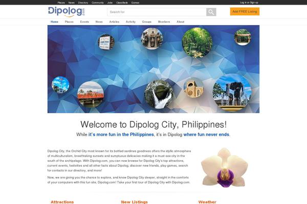 GeoTheme theme site design template sample