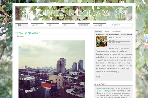 Deadwood theme site design template sample