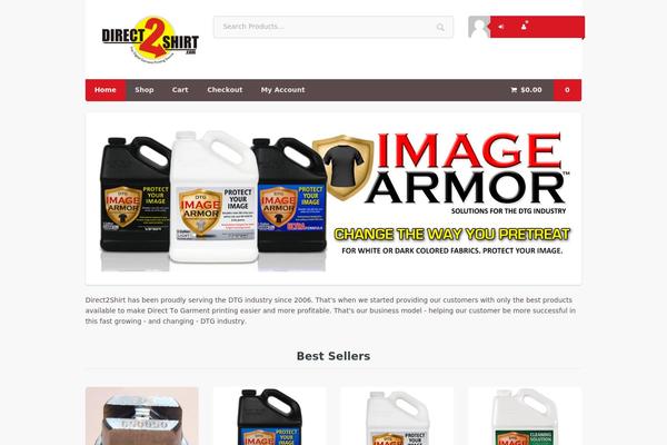 Vantage theme site design template sample