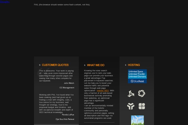 Twentytwelve-child theme site design template sample