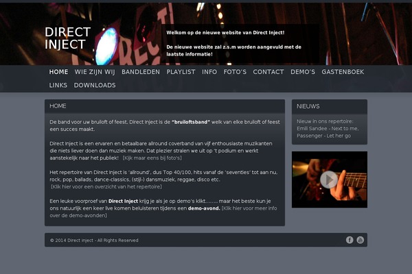 Soundcheck theme site design template sample
