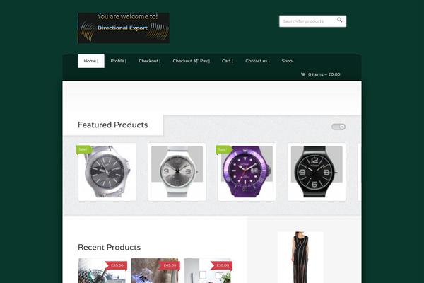 Wootique theme site design template sample