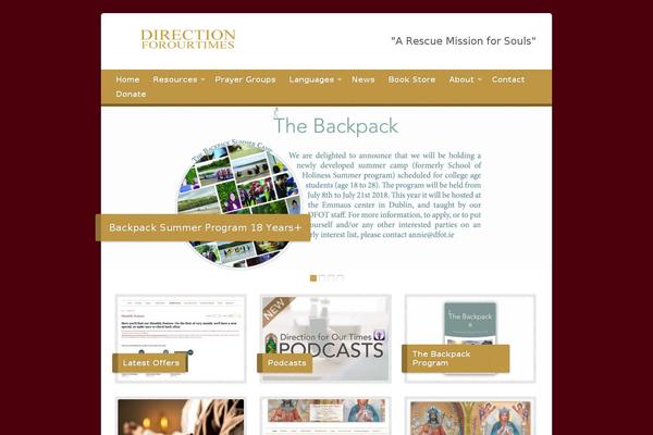 Risen theme site design template sample