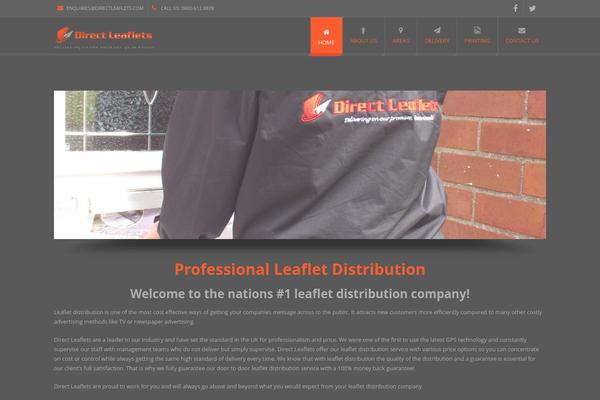 Exception theme site design template sample