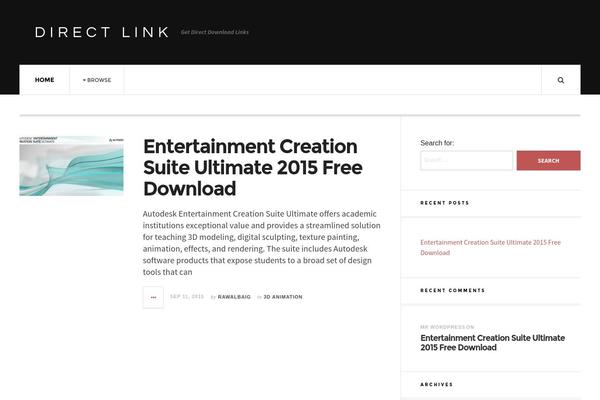 JustWrite theme site design template sample