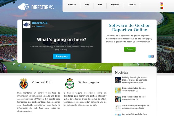 director11.com site used Versatile