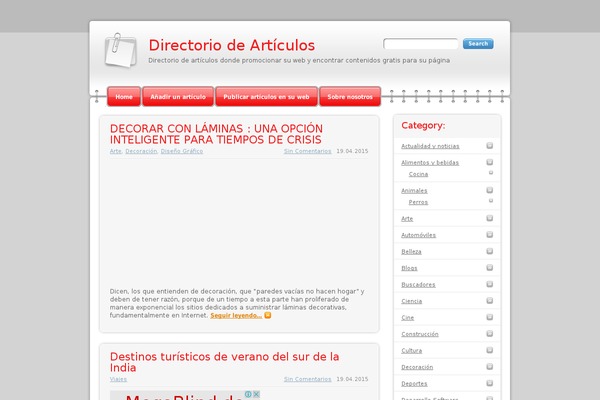 Modern Notepad theme site design template sample