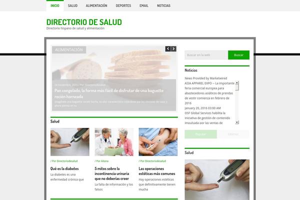 Hotnews theme site design template sample