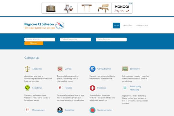 Business Finder theme site design template sample