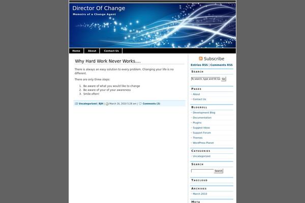 magicblue theme site design template sample