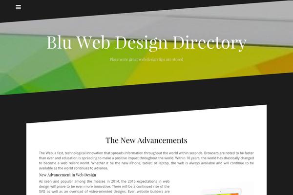 Oblique theme site design template sample