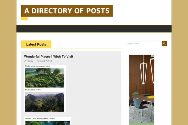 BrightNews theme site design template sample