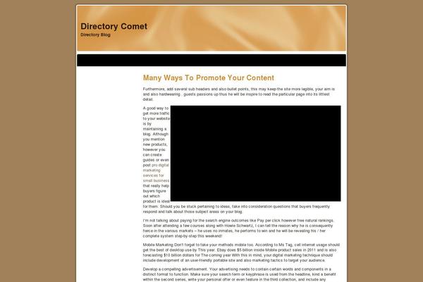 directorycomet.com site used Theme200